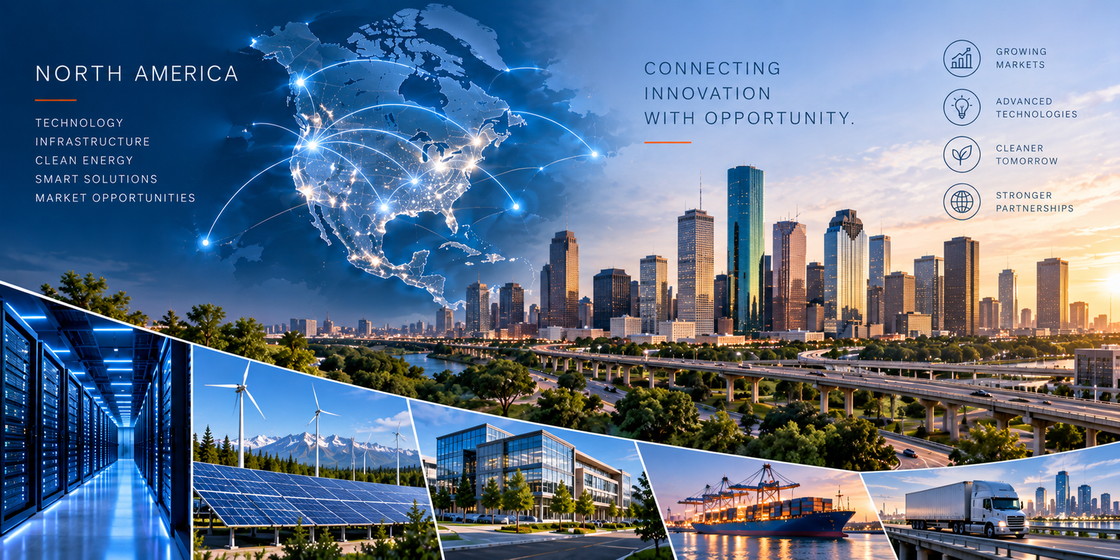 North America USA market opportunities across technology, infrastructure, clean energy and smart solutions